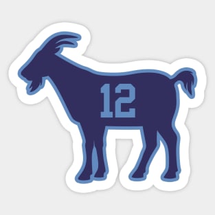 MEM GOAT - 12 - Light Blue Sticker